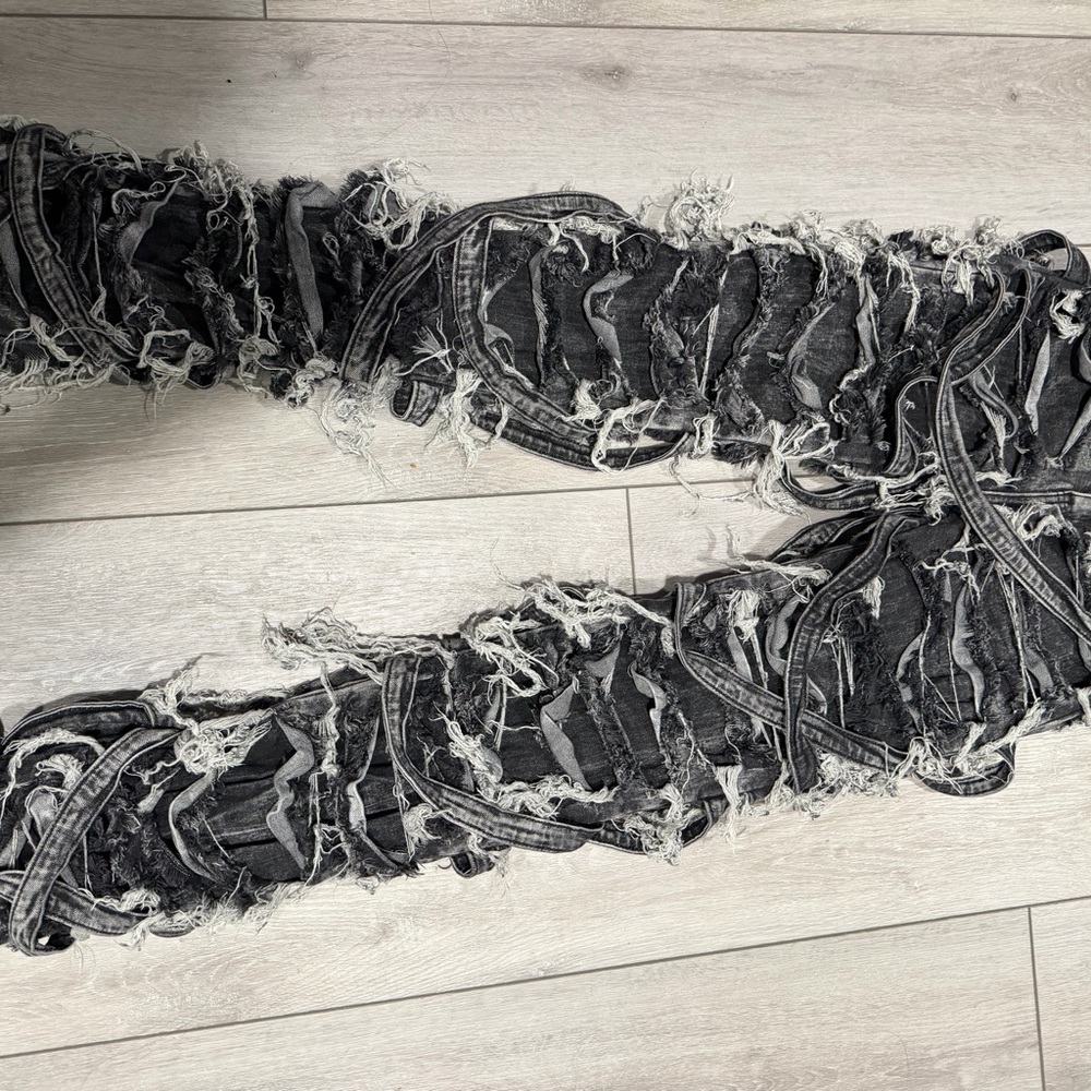 Aphrodite Black Washed Denim Jeans